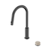 Nero Serenity Progressive Pull Out Kitchen Set With Rome Travertine Handle - Gun Metal