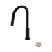 Nero Serenity Progressive Pull Out Kitchen Set With Rome Travertine Handle - Matte Black