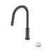Nero Serenity Progressive Pull Out Kitchen Set With Arabescato Corchia Handle - Gun Metal