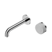 Nero Serenity Progressive Wall Basin Mixer 160mm Spout With Carrara Handle - Chrome