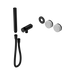 Nero Serenity Progressive Shower System With Carrara Handle And Slim Shower Trim Kit Only - Matte Black