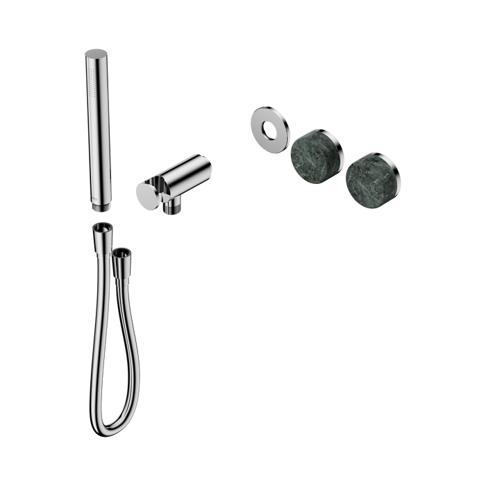 Nero Serenity Progressive Shower System With Verde Alpi Handle And Slim Shower Trim Kit Only - Chrome