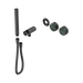 Nero Serenity Progressive Shower System With Verde Alpi Handle And Slim Shower Trim Kit Only - Gun Metal