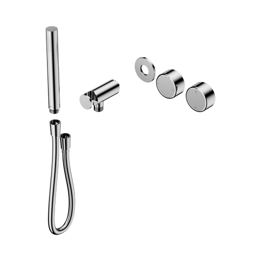 Nero Serenity Progressive Shower System With Metal Handle And Slim Shower Trim Kit Only - Chrome