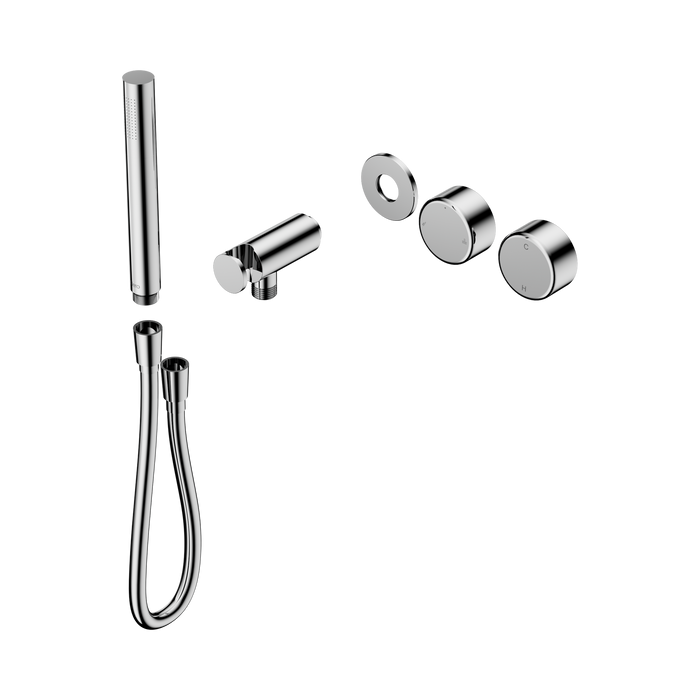 Nero Serenity Progressive Shower System With Metal Handle And Slim Shower Trim Kit Only - Chrome