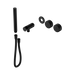 Nero Serenity Progressive Shower System With Metal Handle And Slim Shower Trim Kit Only - Matte Black