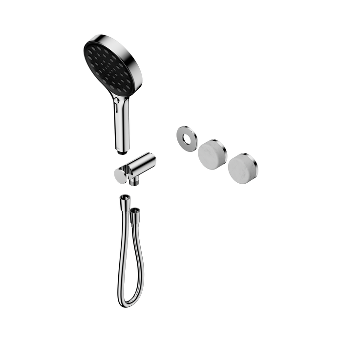 Nero Serenity Progressive Shower System With Carrara Handle And Serenity Hand Shower Trim Kit Only - Chrome