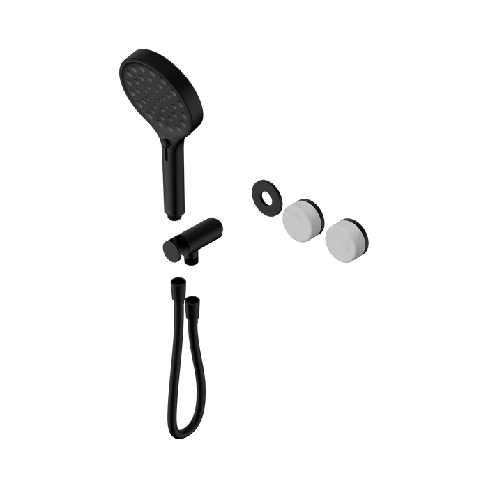 Nero Serenity Progressive Shower System With Carrara Handle And Serenity Hand Shower Trim Kit Only - Matte Black