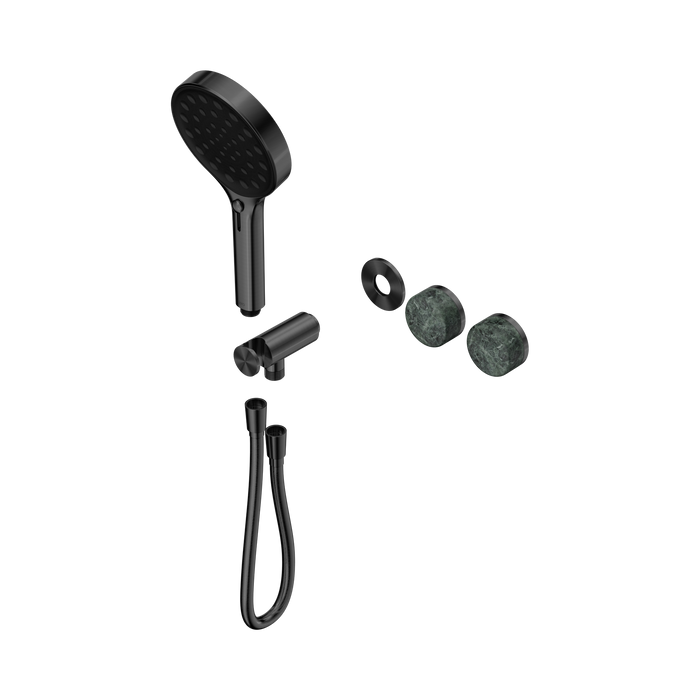 Nero Serenity Progressive Shower System With Verde Alpi Handle And Serenity Hand Shower Trim Kit Only - Gun Metal