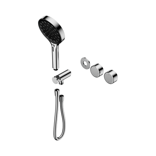 Nero Serenity Progressive Shower System With Metal Handle And Serenity Hand Shower Trim Kit Only - Chrome