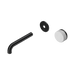 Nero Serenity Progressive Wall Basin Mixer 160mm Spout With Carrara Handle Trim Kit Only - Matte Black
