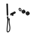 Nero Serenity Progressive Shower System With Marquina Black Handle And Slim Shower Trim Kit Only - Matte Black