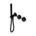 Nero Serenity Progressive Shower System With Marquina Black Handle And Slim Shower - Matte Black