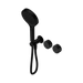 Nero Serenity Progressive Shower System With Marquina Black Handle And Serenity Hand Shower - Matte Black