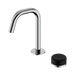 Nero Serenity Progressive Basin Mixer Edge Spout With Marquina Black Handle - Chrome
