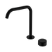 Nero Serenity Progressive Bath/Kitchen Mixer Edge Spout With Marquina Black Handle - Matte Black