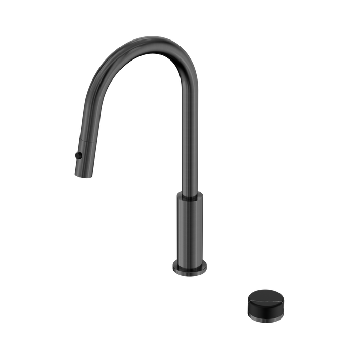 Nero Serenity Progressive Pull Out kitchen Set With Marquina Black Handle - Gun Metal