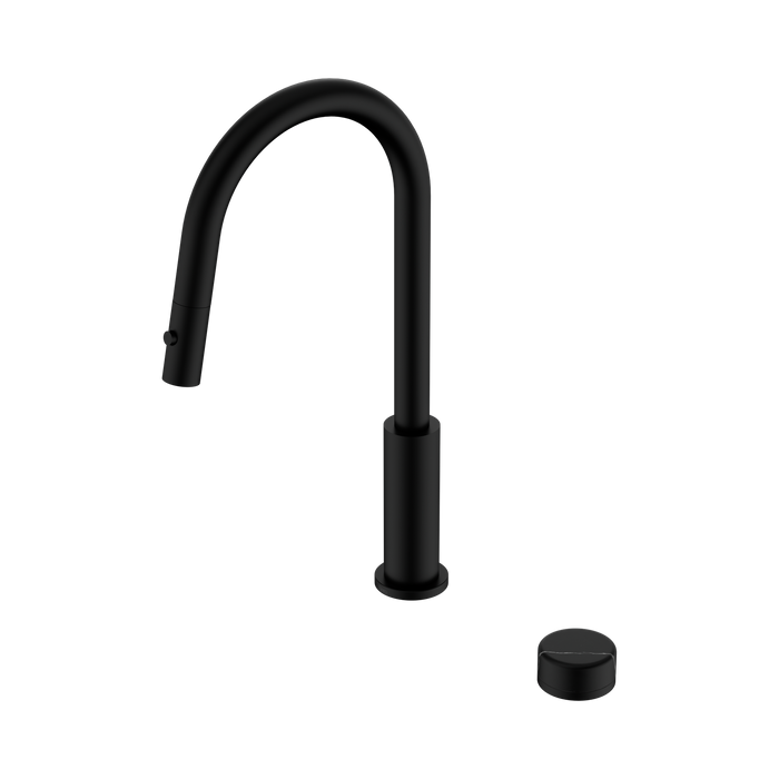 Nero Serenity Progressive Pull Out kitchen Set With Marquina Black Handle - Matte Black