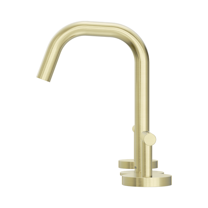 Nero 25D001BG Mecca Basin Set Edge Spout Brushed Gold image 2 | SKU: 25D001BG