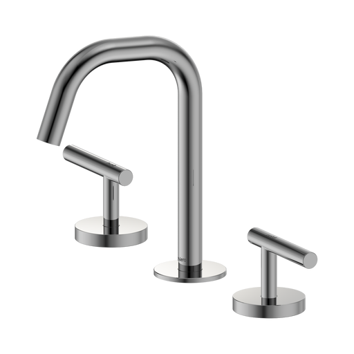 Nero Mecca Lever Basin Set Edge Spout - Chrome