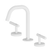 Nero Mecca Lever Basin Set Edge Spout - Matte White