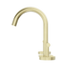 Nero 25D002BG Mecca Basin Set Arc Spout Brushed Gold image 2 | SKU: 25D002BG