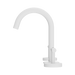 Nero 25D002MW Mecca Basin Set Arc Spout Matte White image 2 | SKU: 25D002MW