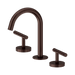 Nero Mecca Lever Basin Set Arc Spout - Rome Bronze