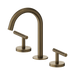 Nero Mecca Lever Basin Set Arc Spout - Tumbled Antique Brass