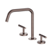 Nero Mecca Lever Bath/Kitchen Set Edge Spout II - Brushed Bronze