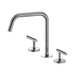 Nero Mecca Lever Bath/Kitchen Set Edge Spout II - Chrome