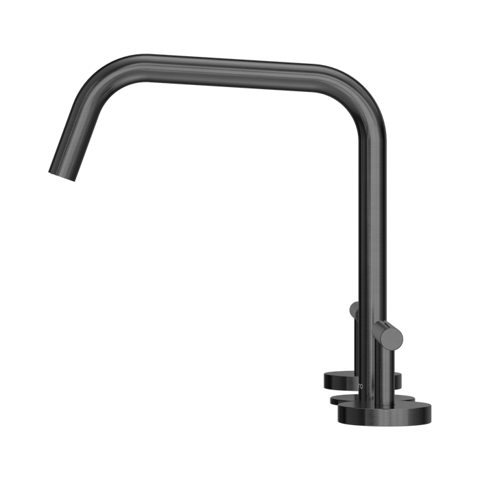 Nero 25D003GM Mecca Bath Kitchen Set Edge Spout II Gun Metal image 2 | SKU: 25D003GM