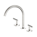 Nero Mecca Lever Bath/Kitchen Set Arc Spout - Brushed Nickel