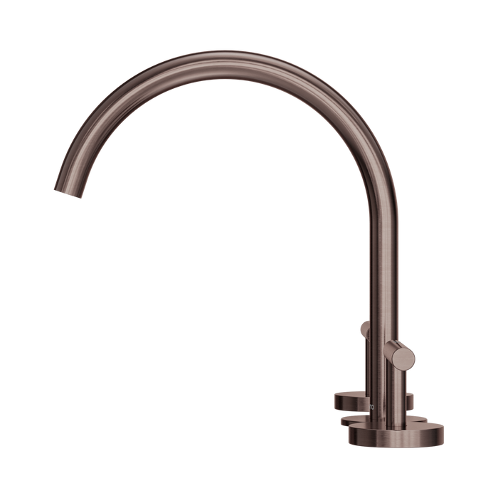 Nero 25D004BZ Mecca Bath Kitchen Set Arc Spout Brushed Bronze image 2 | SKU: 25D004BZ