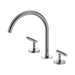 Nero Mecca Lever Bath/Kitchen Set Arc Spout - Chrome