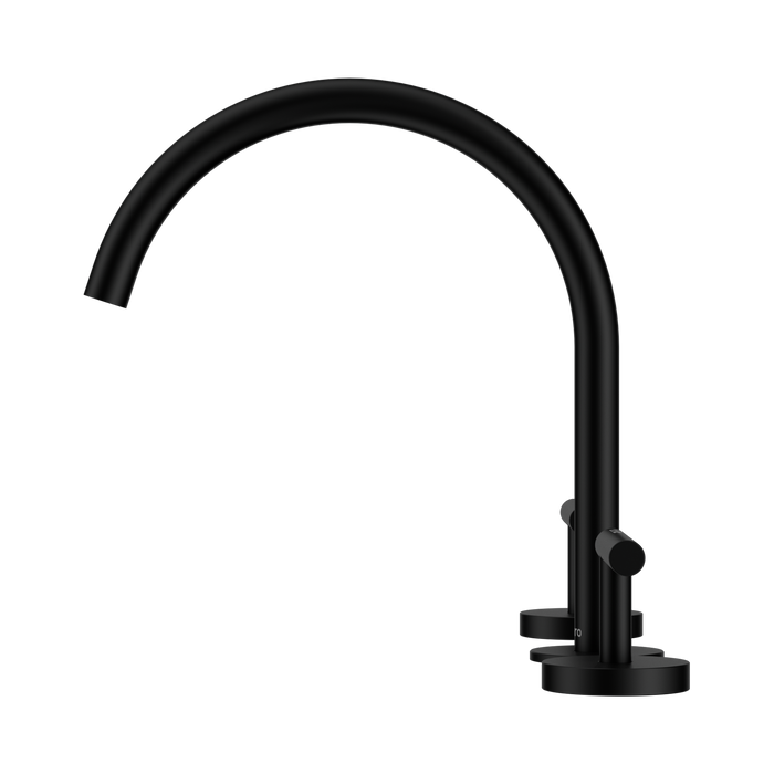 Nero 25D004MB Mecca Bath Kitchen Set Arc Spout Matte Black image 2 | SKU: 25D004MB