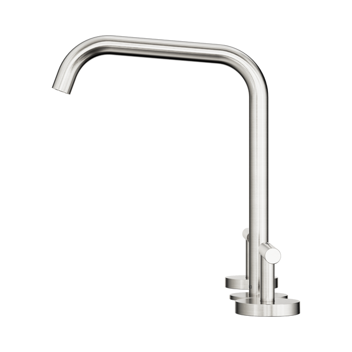 Nero 25D005BN Mecca Bath Kitchen Set Edge Spout Brushed Nickel image 2 | SKU: 25D005BN