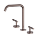 Nero Mecca Lever Bath/Kitchen Set Edge Spout - Brushed Bronze