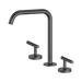 Nero Mecca Lever Bath/Kitchen Set Edge Spout - Gun Metal