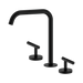 Nero Mecca Lever Bath/Kitchen Set Edge Spout - Matte Black