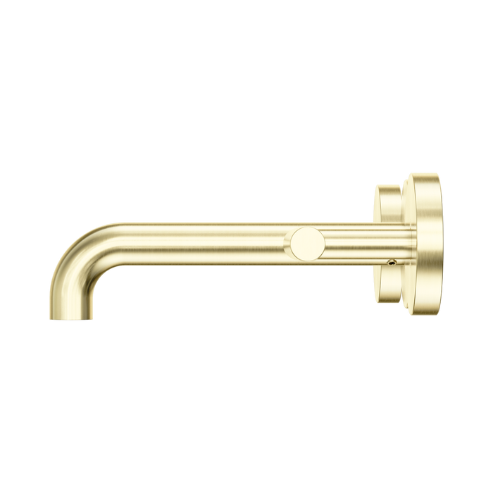Nero 25D006BG Mecca Wall Basin Bath Set 160mm Spout Brushed Gold image 2 | SKU: 25D006BG