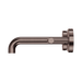 Nero 25D006BZ Mecca Wall Basin Bath Set 160mm Spout Brushed Bronze image 2 | SKU: 25D006BZ