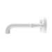 Nero 25D006MW Mecca Wall Basin Bath Set 160mm Spout Matte White image 2 | SKU: 25D006MW