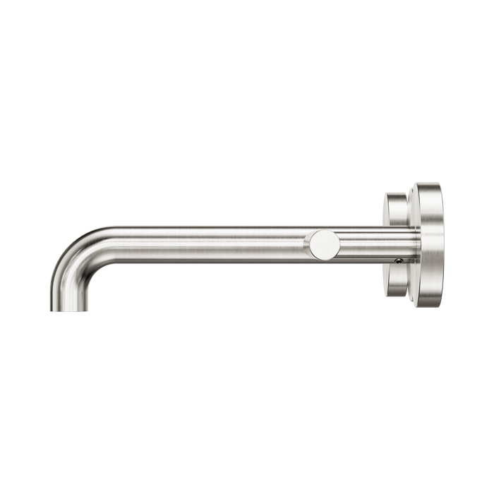 Nero 25D007BN Mecca Wall Basin Bath Set 185mm Spout Brushed Nickel image 2 | SKU: 25D007BN