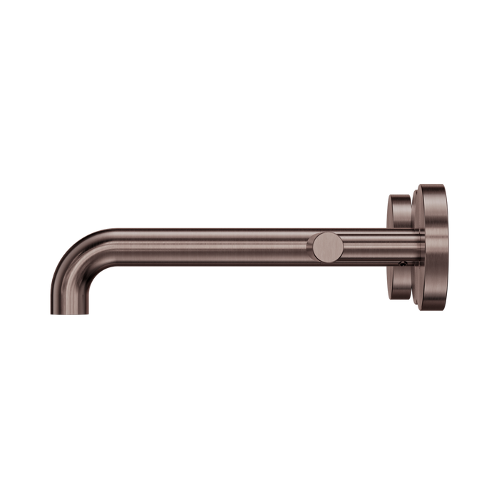 Nero 25D007BZ Mecca Wall Basin Bath Set 185mm Spout Brushed Bronze image 2 | SKU: 25D007BZ