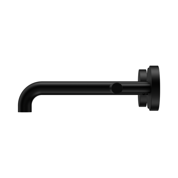 Nero 25D007MB Mecca Wall Basin Bath Set 185mm Spout Matte Black image 2 | SKU: 25D007MB