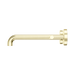 Nero 25D008BG Mecca Wall Basin Bath Set 220mm Spout Brushed Gold image 2 | SKU: 25D008BG