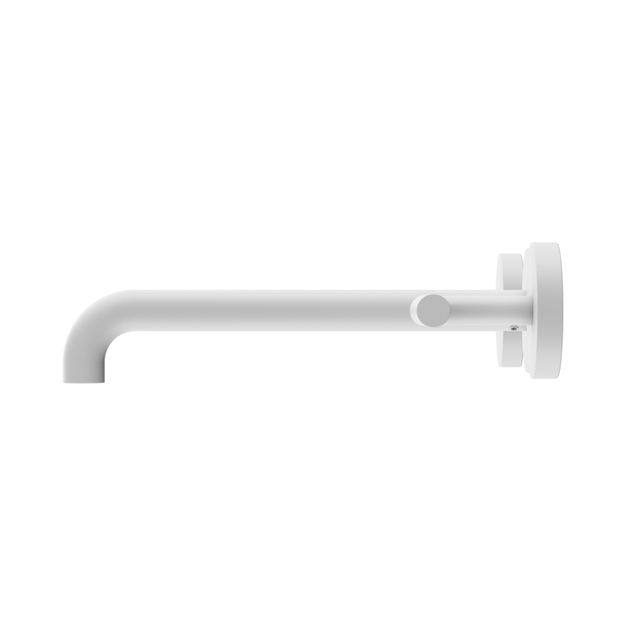 Nero 25D008MW Mecca Wall Basin Bath Set 220mm Spout Matte White image 2 | SKU: 25D008MW