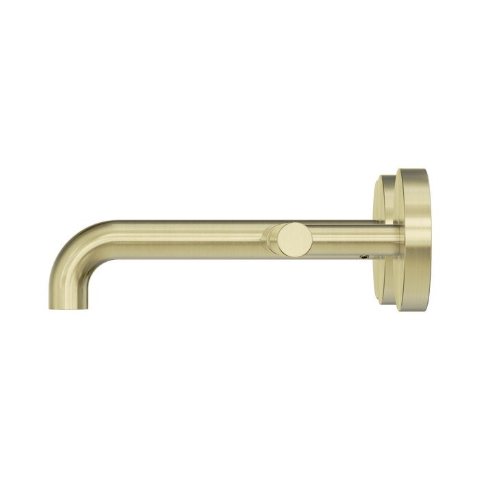 Nero 25D009BG Mecca Wall Basin Bath Set 160mm Offset Spout Brushed Gold image 2 | SKU: 25D009BG