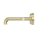 Nero 25D009BG Mecca Wall Basin Bath Set 160mm Offset Spout Brushed Gold image 2 | SKU: 25D009BG